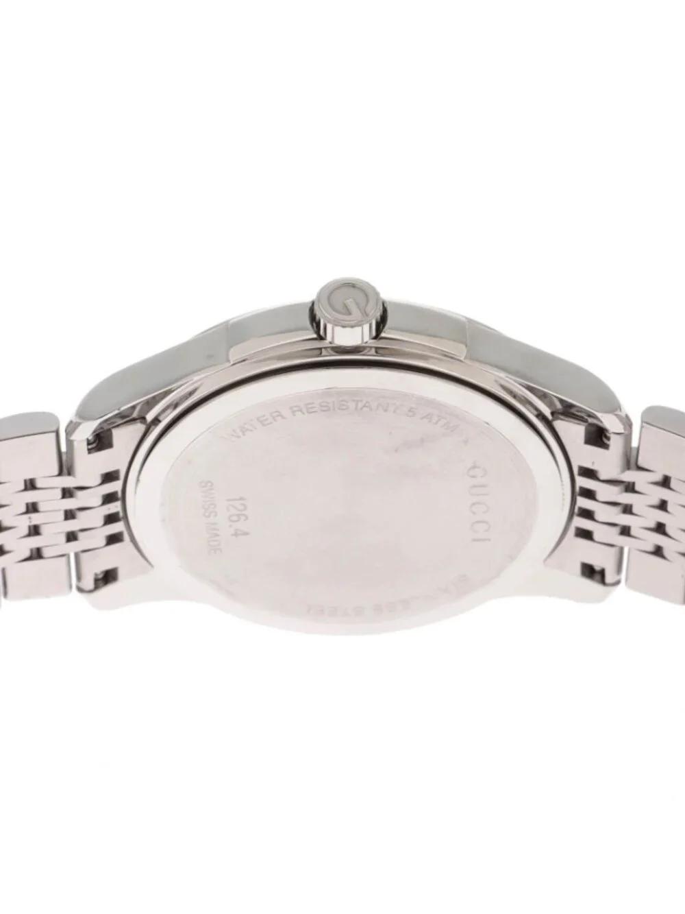 Gucci G-Timeless 126.4 Stainless Steel Brown Watch